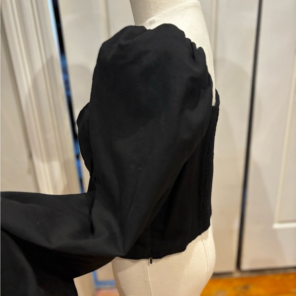 & Other Stories Black Textured Top - Picture 2 of 6